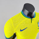 Camisola Brasil I 2022 - Amarela Masculino Jogador
