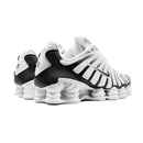 NIKE SHOX TL WHITE AND BLACK