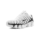 NIKE SHOX TL WHITE AND BLACK
