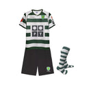Kit de Criança -  Retro Sporting Principal 02/03 Com Meias